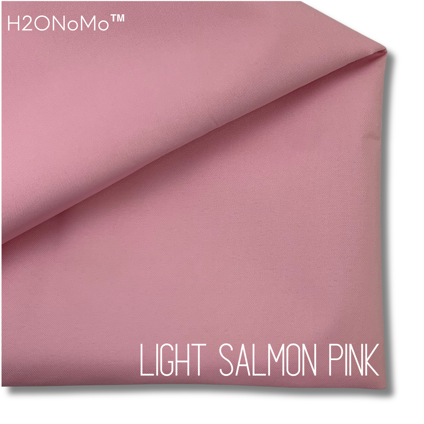 LIGHT SALMON PINK Solid Color H2ONoMo™ Water Resistant Canvas