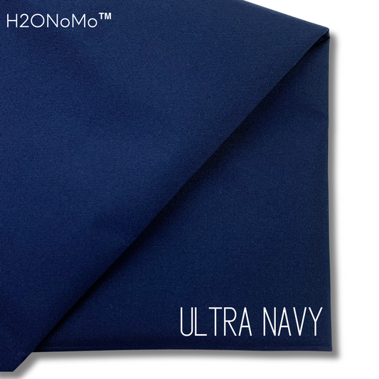 ULTRA NAVY Solid Color H2ONoMo™ Water Resistant Canvas