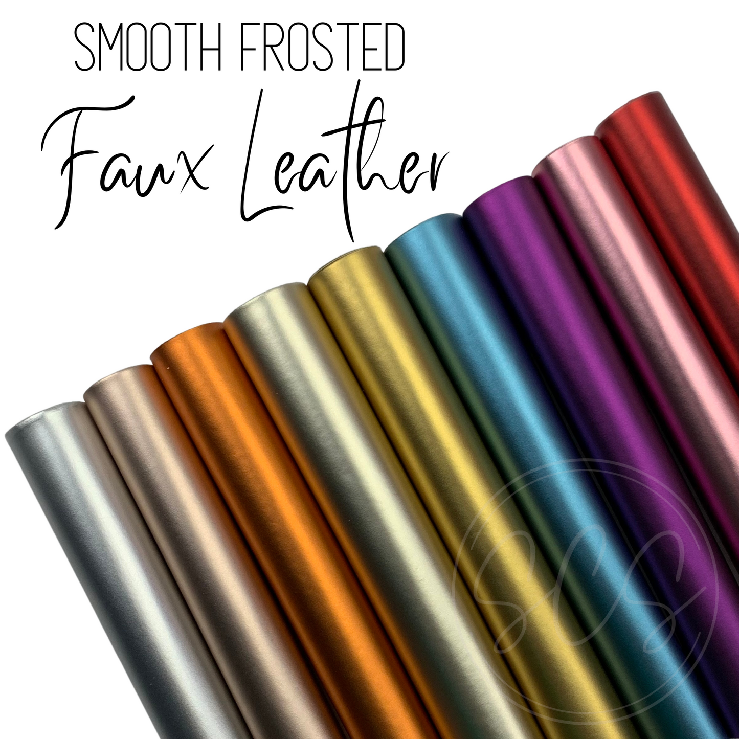 Frosted Smooth Surface Faux Leather Sheet
