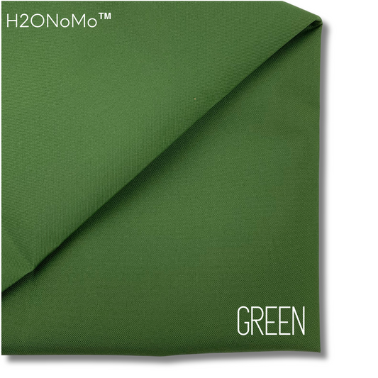 GREEN Solid Color H2ONoMo™ Water Resistant Canvas