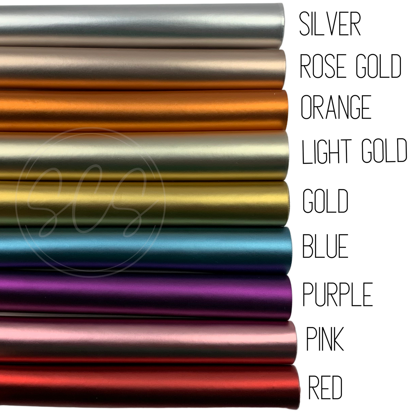 Frosted Smooth Surface Faux Leather Sheet