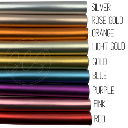 Frosted Smooth Surface Faux Leather Sheet
