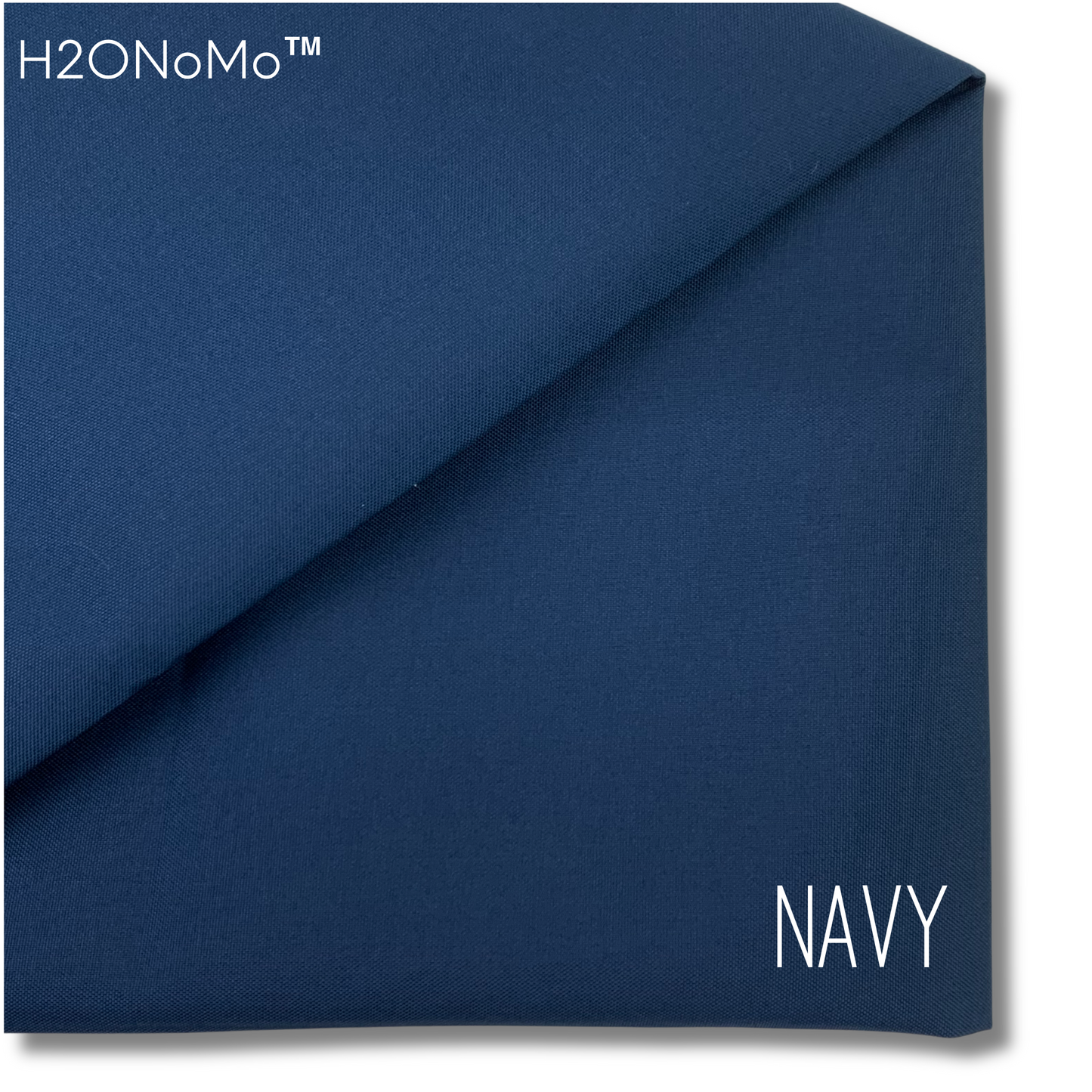 NAVY Solid Color H2ONoMo™ Water Resistant Canvas