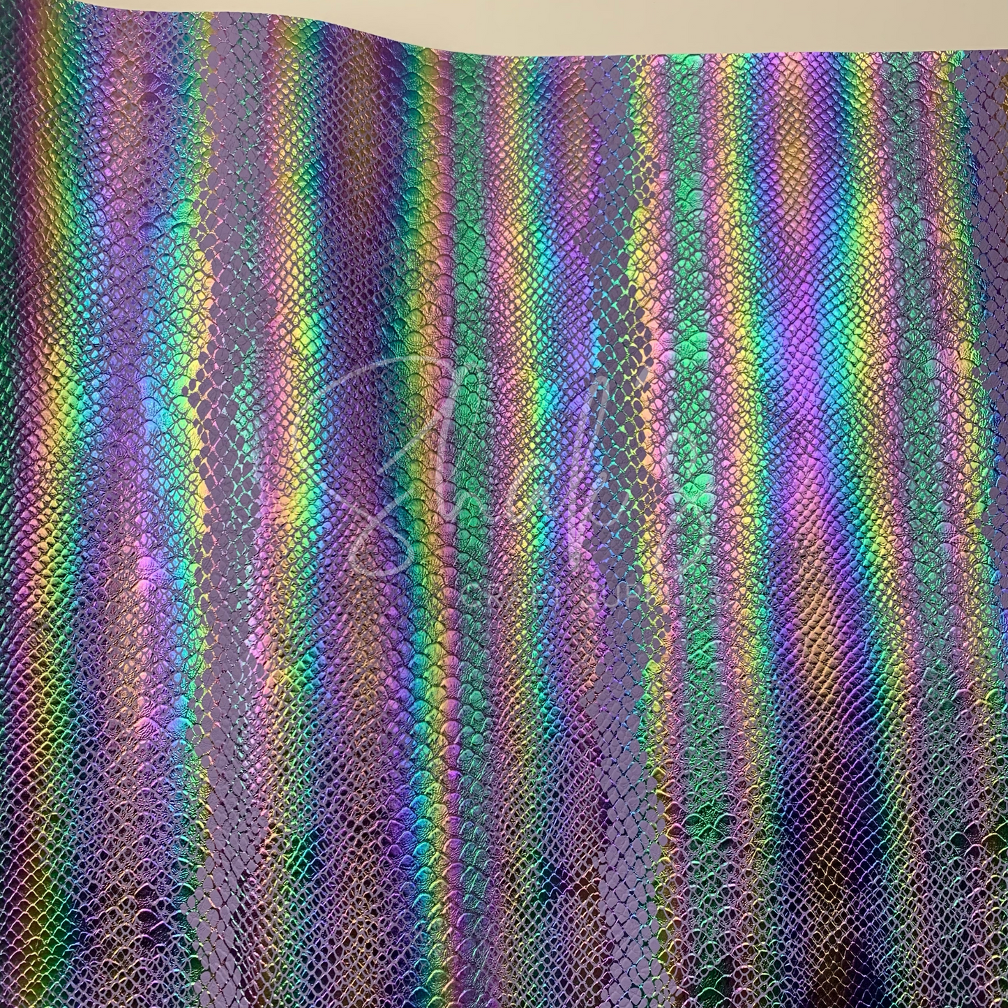 Snake Skin Iridescent .6mm Faux Leather