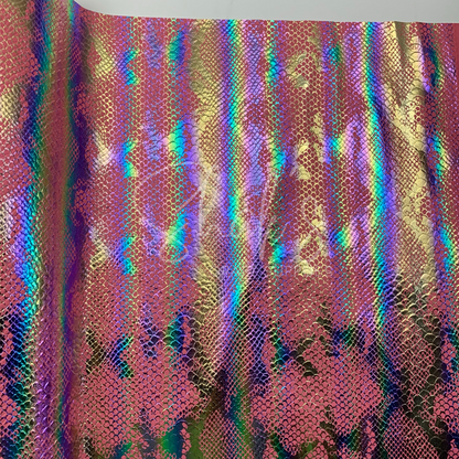 Snake Skin Iridescent .6mm Faux Leather