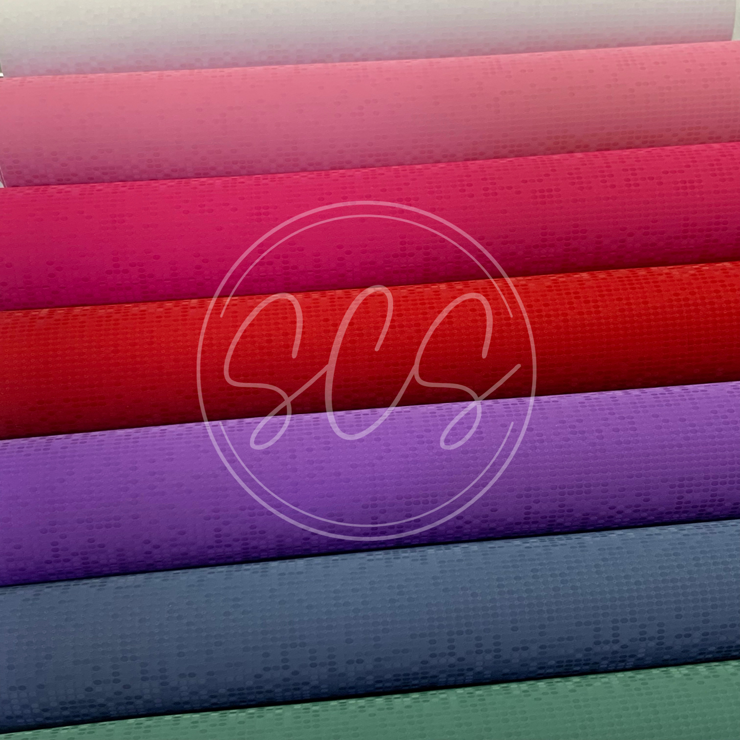 Pixels Smooth Faux Leather Fabric Sheets with Premium Backing