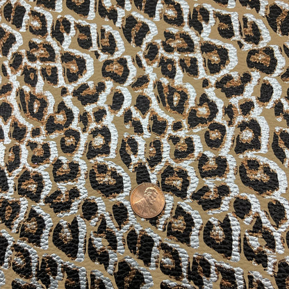 Leopard Pebbled Faux Leather