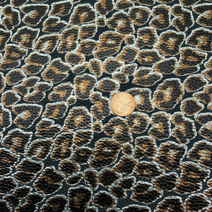 Leopard Pebbled Faux Leather
