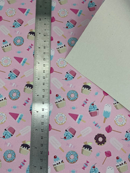 Desserts Pebble Vegan Leather Sheet