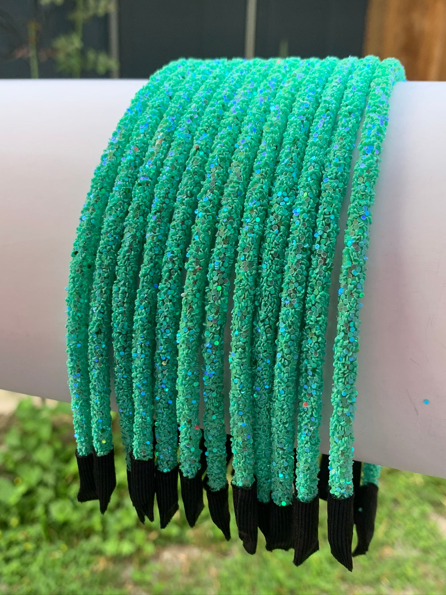RESTOCKED! Mint Green Glitter Headband
