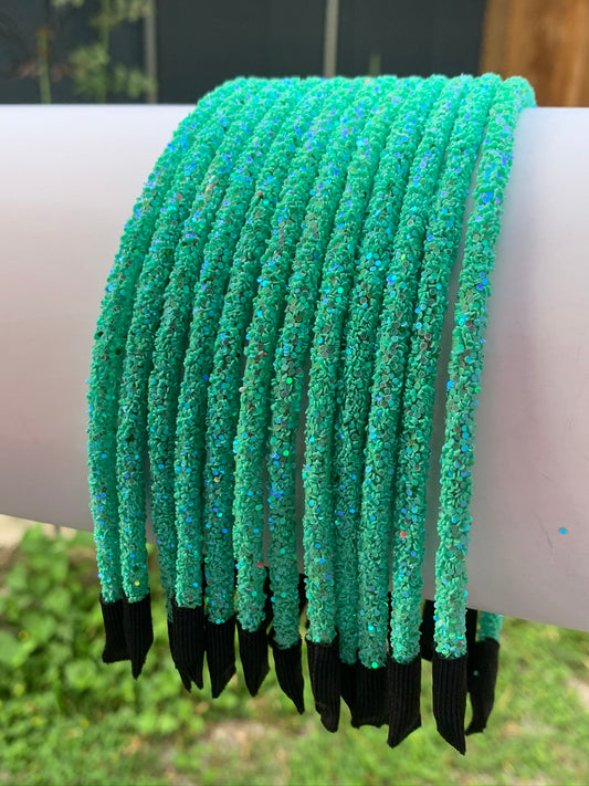 RESTOCKED! Mint Green Glitter Headband