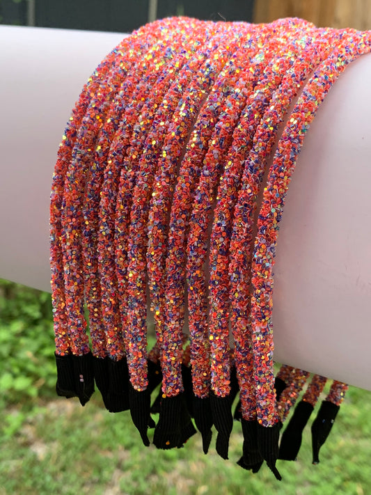 Multicolor Glitter Headband