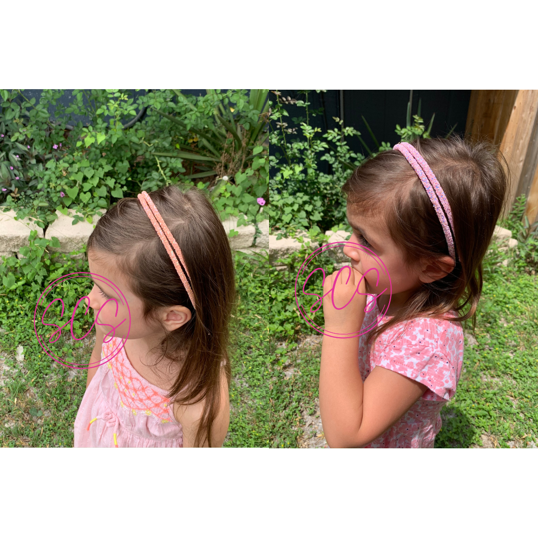 Gold Chunky Glitter Headband