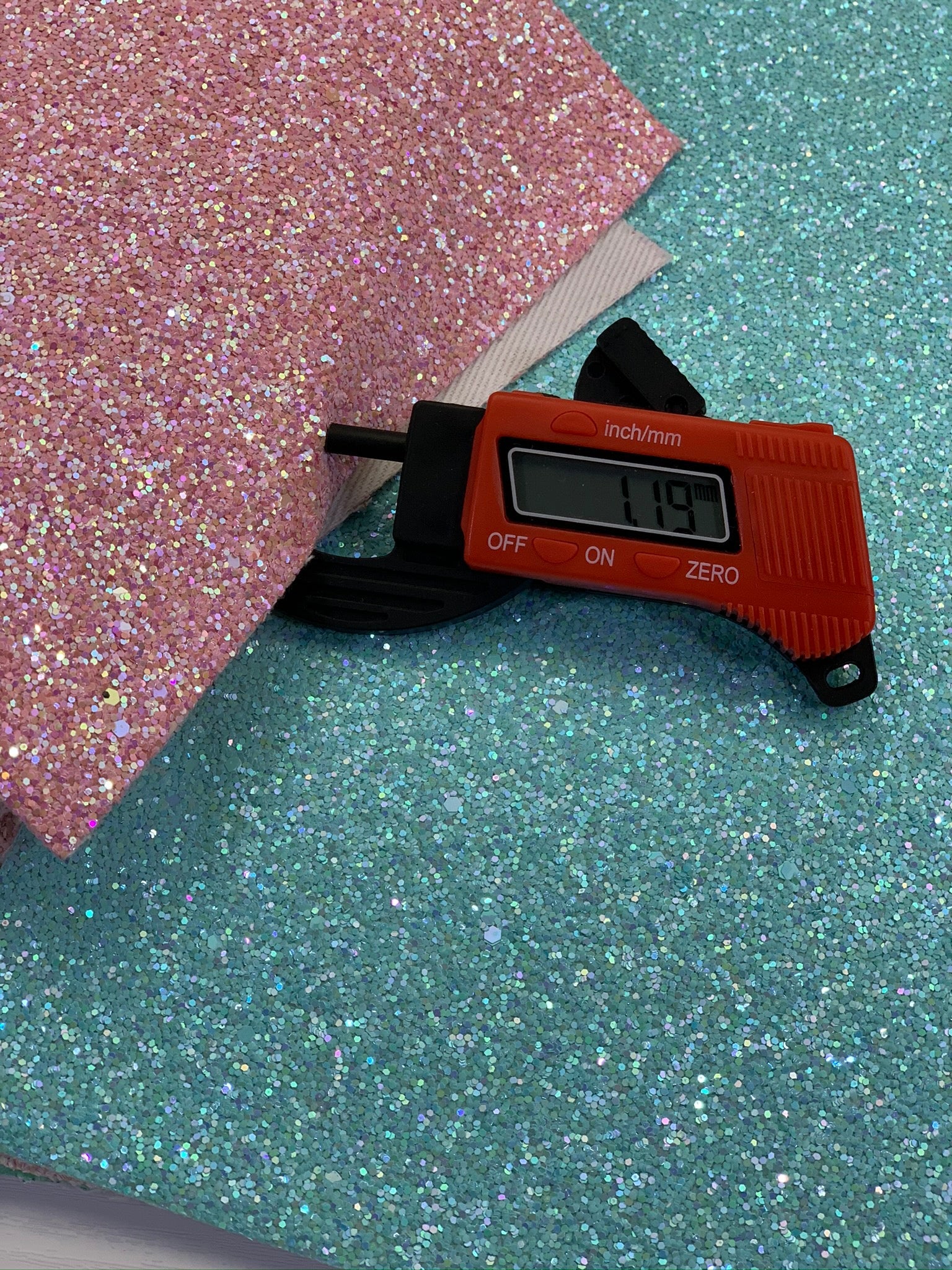 Pink Mixed Sequin Chunky Glitter Premium Cotton Canvas Sheet