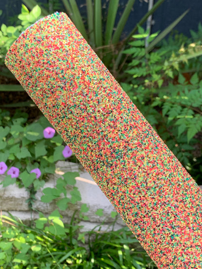 Multicolor Chunky Glitter Canvas PREMIUM