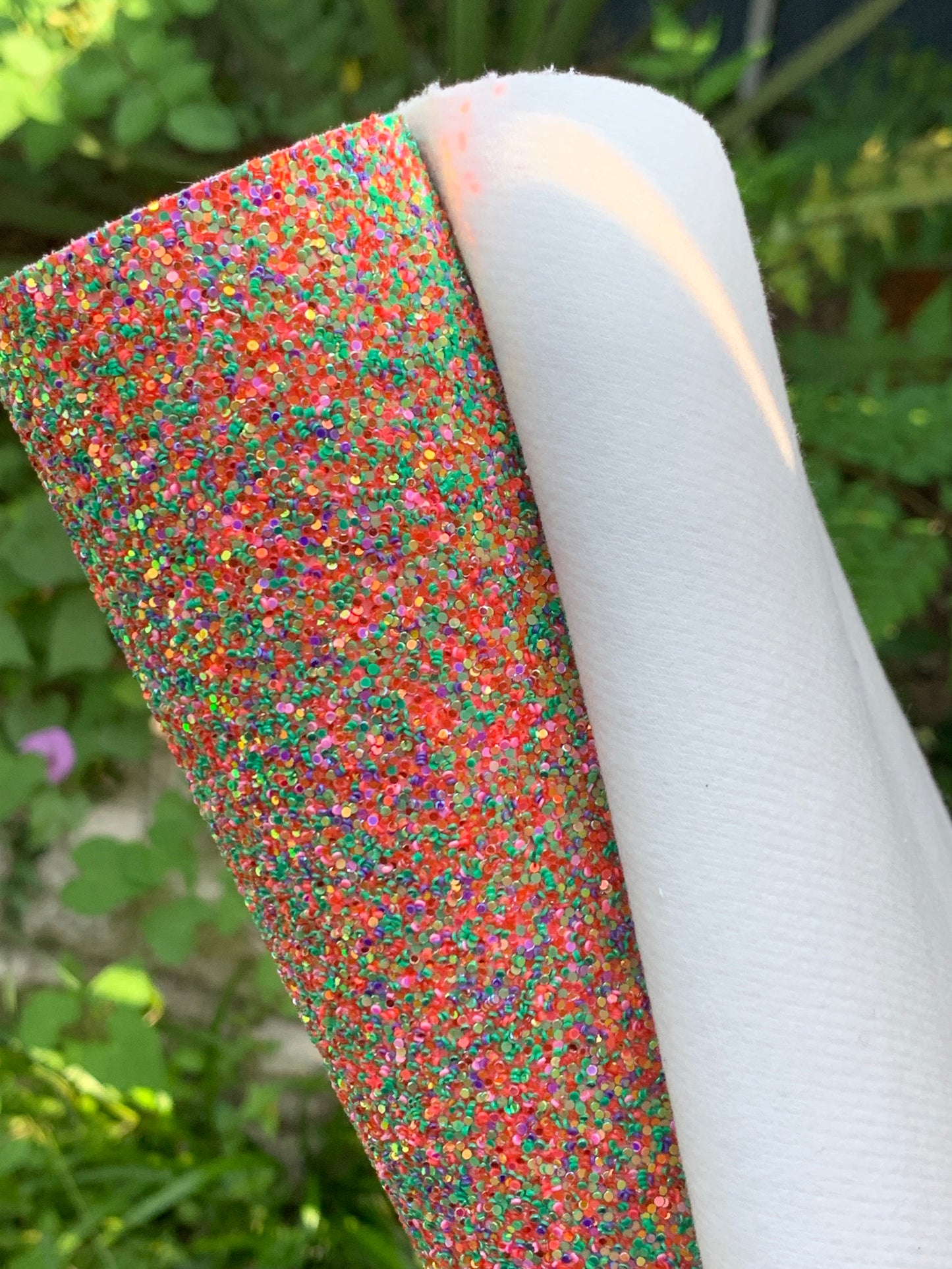 Multicolor Chunky Glitter Canvas PREMIUM